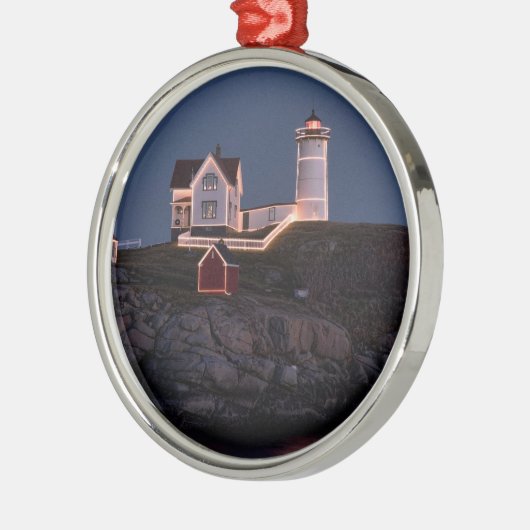 クリスマスのオーナメントのこぶ メタルオーナメント (左)