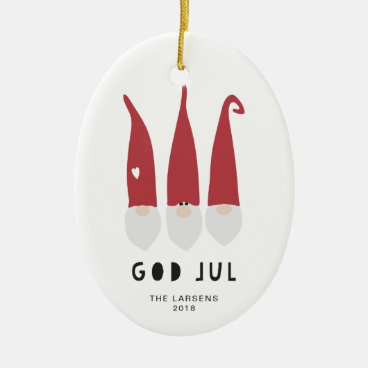 クリスマスのオーナメントのための格言 セラミックオーナメント (正面)