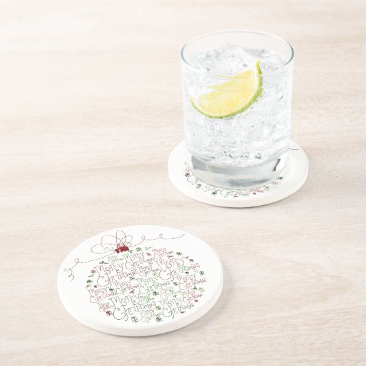 クリスマスのオーナメントのコースター コースター (側面)