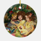 クリスマスのオーナメントの魔法 セラミックオーナメント (裏面)