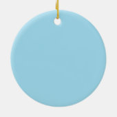 クリスマスのオーナメントサンタ象 セラミックオーナメント (裏面)