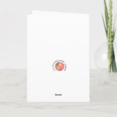 クリスマスのオーナメント シーズンカード (裏面)