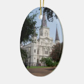 クリスマスのオーナメント セラミックオーナメント (左)