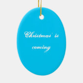 クリスマスのオーナメント セラミックオーナメント (裏面)