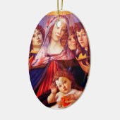 クリスマスのオーナメント セラミックオーナメント (左)