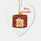 クリスマスのオーナメント セラミックオーナメント (左)