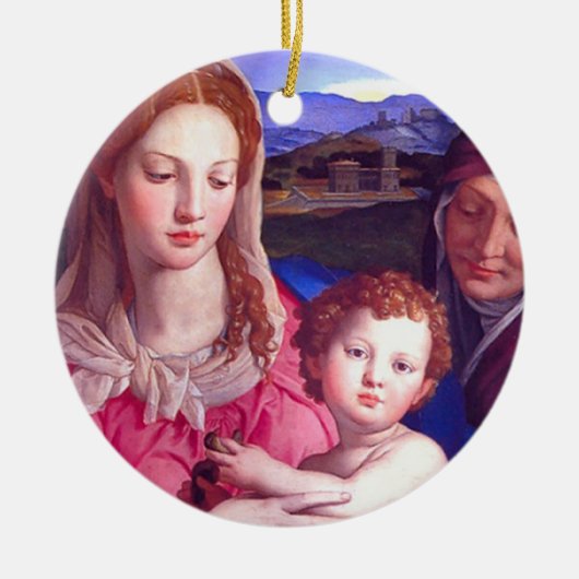 クリスマスのオーナメント セラミックオーナメント (正面)