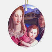 クリスマスのオーナメント セラミックオーナメント (左)