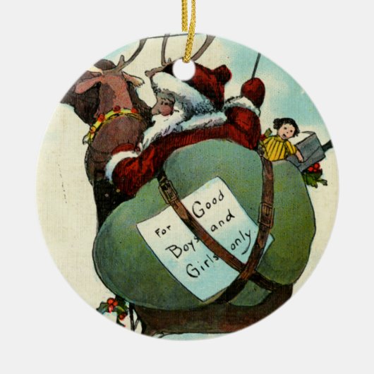 クリスマスのオーナメント セラミックオーナメント (正面)