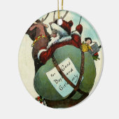 クリスマスのオーナメント セラミックオーナメント (左)