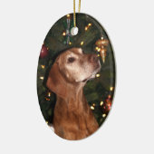 クリスマスのオーナメント(パリ) セラミックオーナメント (左)