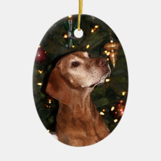 クリスマスのオーナメント(パリ) セラミックオーナメント (正面)