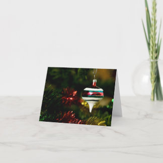 クリスマスのオーナメント(ブランク) シーズンカード