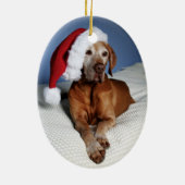 クリスマスのオーナメント(Flynn) セラミックオーナメント (裏面)