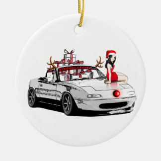 クリスマスのオーナメントMX5 Miata セラミックオーナメント
