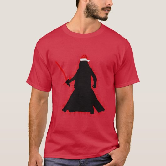 クリスマスのカイロ・レン Tシャツ (正面)