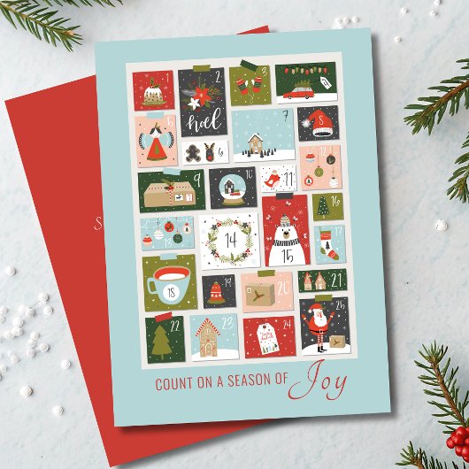 クリスマスのカウントダウンが楽しい季節を期待する