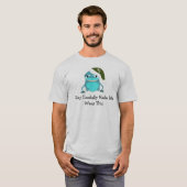 クリスマスのカエルがユーモアたっぷり Tシャツ (正面フル)