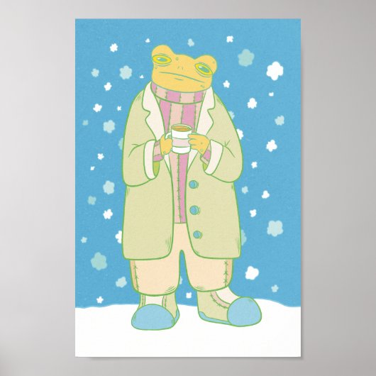 クリスマスのカエル ポスター (正面)