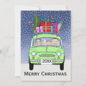 クリスマスのカスタマイズ可能な写真カード シーズンカード (正面)