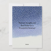 クリスマスのカスタマイズ可能な写真カード シーズンカード (裏面)