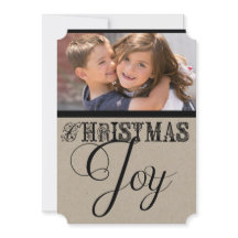 クリスマスのカスタマイズ喜び写真クリスマスホリデー