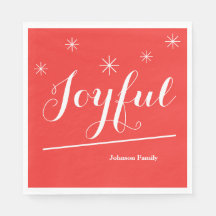 クリスマスのカスタムうれしそうな家族の名前かわいい赤