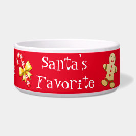 クリスマスのカスタムのペットボウル ボウル