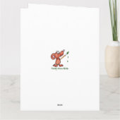 クリスマスのカスタムトラック車両自動車 カード (裏面)