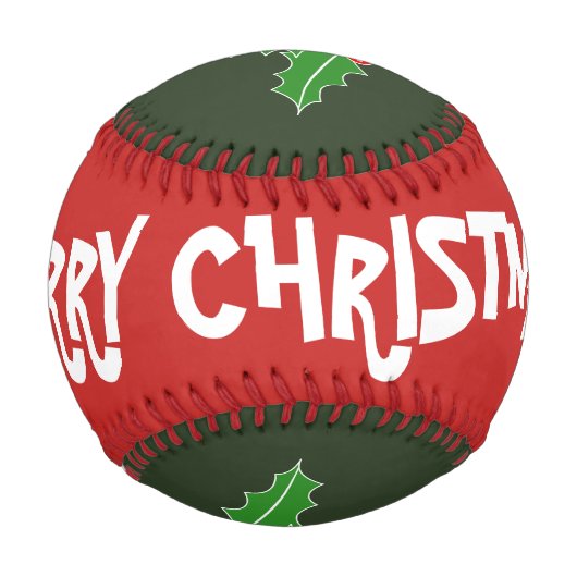 クリスマスのカスタムネーム入り野球ギフト 野球ボール (裏面)