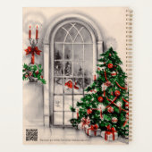 クリスマスのカスタムマジック プランナー手帳 (裏面)