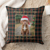 クリスマスのカスタム金ゴールドモダンペットドッグ クッション (ブランケット)