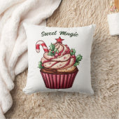 クリスマスのカップケーキ クッション (ブランケット)