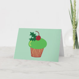 クリスマスのカップケーキ シーズンカード