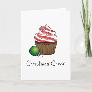 クリスマスのカップケーキ シーズンカード