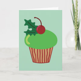 クリスマスのカップケーキ シーズンカード