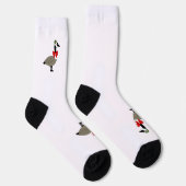 クリスマスのカナダガンのクルーソックス ソックス (右)