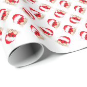 クリスマスのカニ ラッピングペーパー (ロールコーナー)