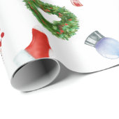 クリスマスのカブトムシ車|の休日パターン ラッピングペーパー (ロールコーナー)