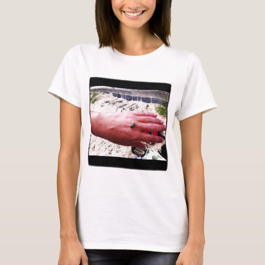 クリスマスのカブトムシ Tシャツ (正面)