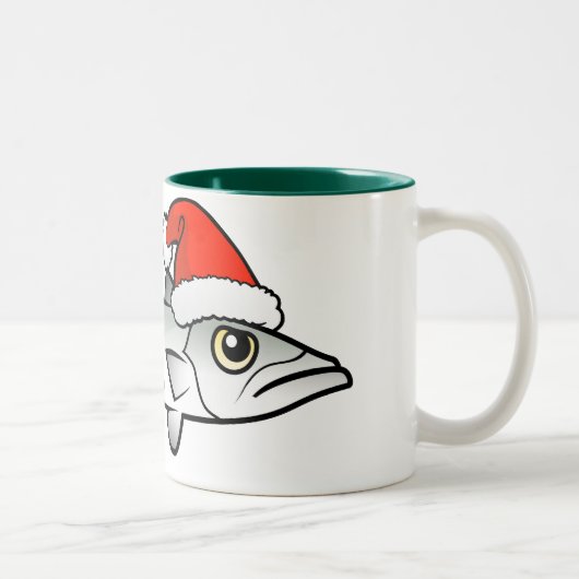 クリスマスのカマスサンタ ツートーンマグカップ (右)