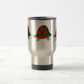 クリスマスのカメのマグ トラベルマグ (中央)