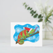 クリスマスのカメレオン シーズンポストカード (スタンド正面)