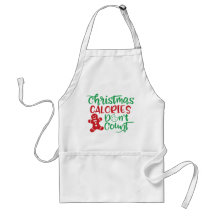クリスマスのカロリーはカウントしない エプロン