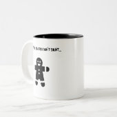 クリスマスのカロリーはカウントしない ツートーンマグカップ (正面左)