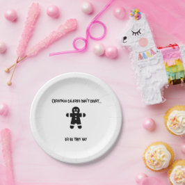 クリスマスのカロリーはカウントしない ペーパープレート