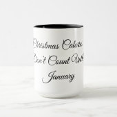 クリスマスのカロリーはマグカップまでカウントしない マグカップ (中央)