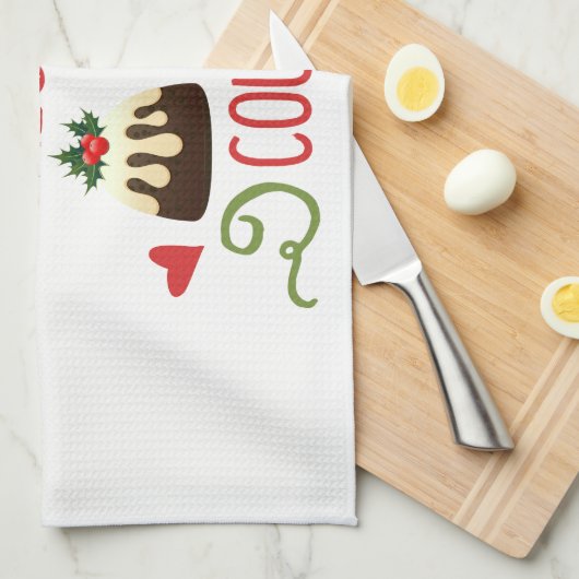 クリスマスのカロリーは休日おもしろい引用文を数えない キッチンタオル (四つ折り)