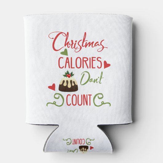 クリスマスのカロリーは休日おもしろい引用文を数えない 缶クーラー (裏面)