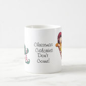 クリスマスのカロリーは数えません! 休日 コーヒーマグカップ (中央)